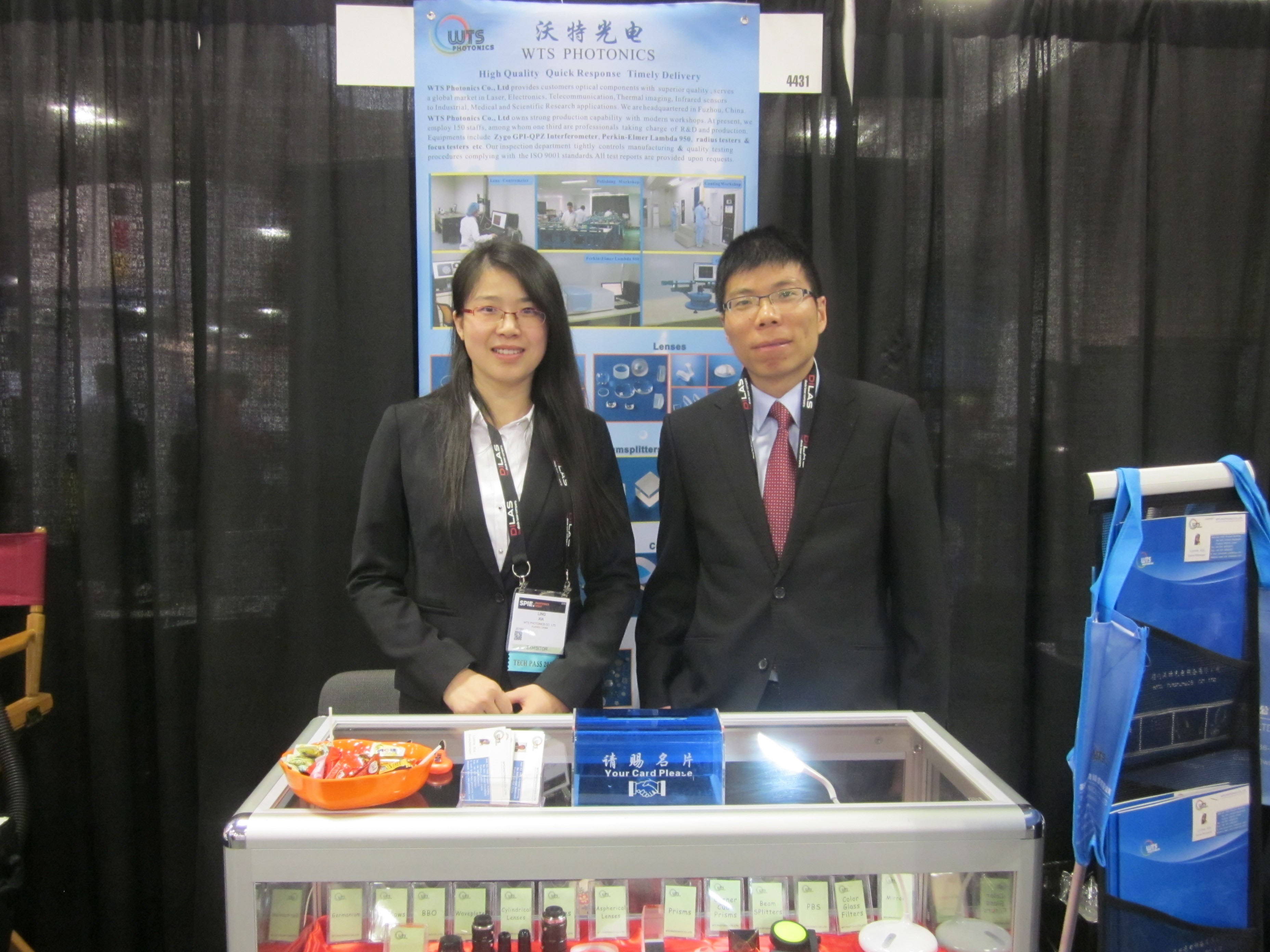 WTS Photonics a participé avec succès à PHOTONIS WEST 2016